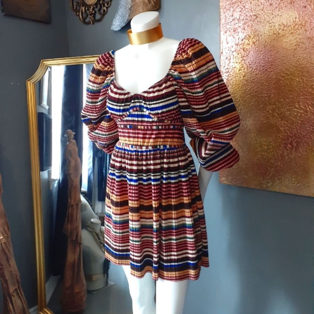 Zara Striped Mini Dress